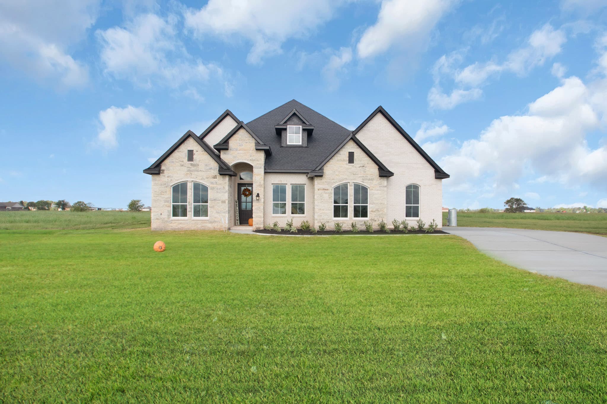 Custom home built by A&J Builder Group